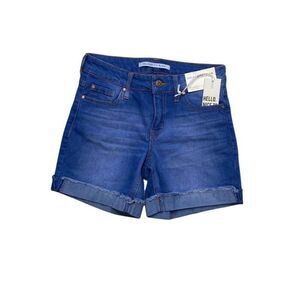 Celebrity Pink Cuffed Denim Jean‎ Shorts 0 24 Juniors' Stretch Faded Blue NEW